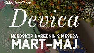 Devica ♍️ “Astralna projekcija” Čitanje za narednih 3 meseca Mart Maj [upl. by Jarietta]