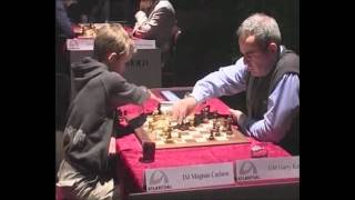 Magnus Carlsen Vs Kasparov [upl. by Ahsar]