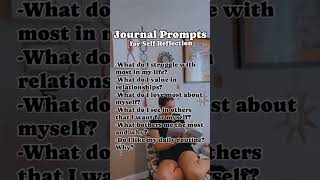 Journal Prompts for Self Reflection mindfullife journalprompts mentalhealthmatters [upl. by Guillermo913]