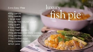 Slimming World Synfree luxury fish pie recipe  FREE [upl. by Hassi]