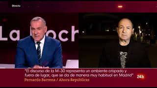 Entrevista  PERNANDO BARRENA en La Noche 24 Horas [upl. by Arlan]