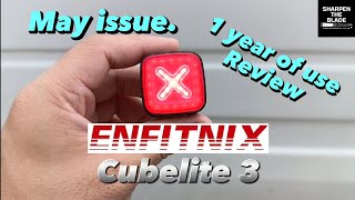 Enfitnix Cubelite 3 May Issue Things Iike in this bike light [upl. by Novyat]