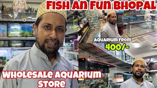 A COMPLETE AQUARIUM SHOP IN BHOPAL MP  FISH AN FUN BHOPAL  RS PETS ZONE [upl. by Ayhtnic]