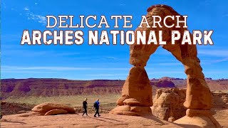 Hiking To The Most Famous Natural Arch  Arches National Park [upl. by Eemla]