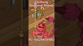 Carillong on Seasonal Shanty msm carillong mysingingmonsters [upl. by Elleon]