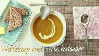 Wortelsoep met verse koriander  Allrecipesnl [upl. by Jeane392]