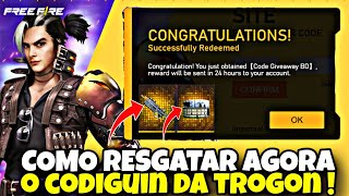 COMO RESGATAR CODIGO NO FREEFIRE 2024 COMO RESGATAR CODIGUIN NO FREEFIRE COMO COLOCAR CODIGO NO FF [upl. by Helbonnas]