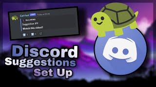 Suggestions Setup CarlBot discord tutorial [upl. by Terrell]