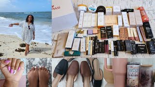 WEEKLY VLOGHUGE MAKEUP amp SKINCARE HAUL MANIPEDIWENT TO MALINDI WITH EMMAUSNEW SHOES [upl. by Leimad]