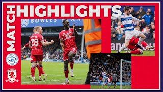 Match Highlights  QPR 0 Boro 2  Matchday 36 [upl. by Peckham97]