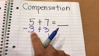 Math Strategy Compensation SingleDigit Addition [upl. by Eniluap502]