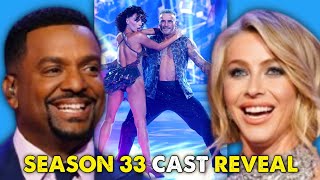 Season 33 Cast Reveal  Dancing with the Stars  USA TODAY NEWS [upl. by Pubilis366]