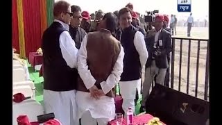 AgraLucknow expressway project inaugurated by Akhilesh Yadav [upl. by Jeth]