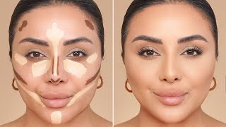 How To Contour Your Face For Beginners 2024  Nina Ubhi [upl. by Glynnis]