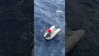 Un bateau de plaisance en feu ses six passagers sauvés par un navire Corsica Ferries [upl. by Alathia251]