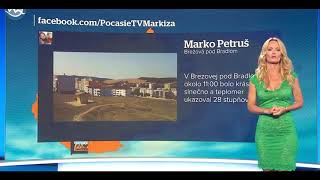 Brezova pod Bradlom Weather Markiza TV Photo city Brezova pod Bradlom Slovakia 2017 [upl. by Naesed]