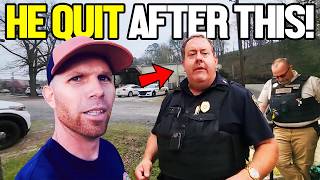 Police Sergeant Gets DEMOTED And QUITS After Dealing With Him [upl. by Galateah]