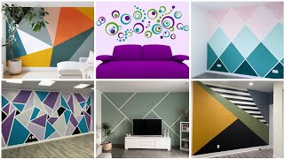 Top 50  3D Geometric Wall Paint Design Ideas 2024  Wall Paint Ideas  Wall Decor Idea home paint [upl. by Rehpotsihc]