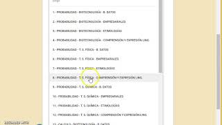 Encuesta de selección Optativas de Cuarto Semestre [upl. by Tiff]