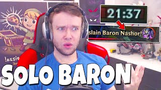 THIS GUY CAN SOLO BARON  21MIN WTF  Journey To Challenger  LoL [upl. by Valente]