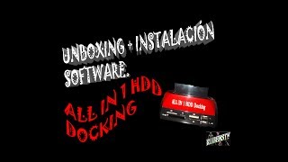 Unboxing all in 1 hdd español  Instalacion del software [upl. by Pendergast]