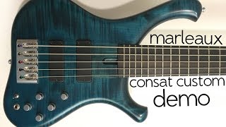 Is it legal to marry a bass guitar  Marleaux Consat Custom demo [upl. by Akeenat]