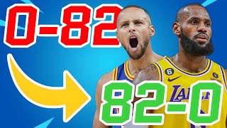 I Accepted The 082 To 820 Challenge In NBA 2K23 [upl. by Charleen]