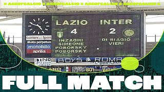 Lazio  Inter 42 05052002 FULL MATCH  Age of Calcio [upl. by Rodger]