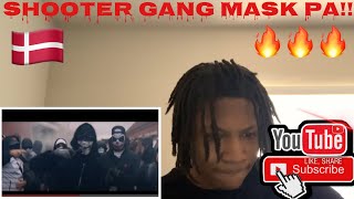 AMERICAN REACTION TO DANISH DRILL RAP Shooter Gang  Mask På officiel video [upl. by Glori]