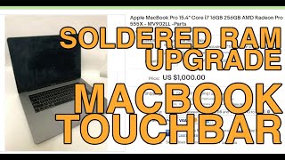 MacBook Touchbar RAM Upgrade 13quot Year 20162019 [upl. by Kelbee828]