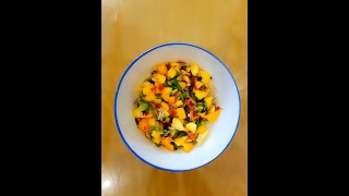 Mango Salsa Recipe  Healthy Diet Recipe [upl. by Leahcimal]