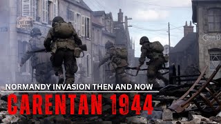 101st Airborne Liberators Carentan 1944 Then and Now [upl. by Anaigroeg91]