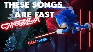 THESE SONGS ARE FAST  Beat Saber Camellia Music Pack FLASHING IMAGES WARNING [upl. by Euqirne]