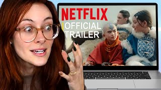 Tophs Voice Actor REACTS To NETFLIX Avatar The Last Airbender Official Trailer 🌊⛰🔥🌪 [upl. by Arimak]