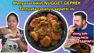 PERTAMA KALINYA BIKIN NUGGET GEPREK MENYESAL BANGET RASANYA BARU BIKIN INI [upl. by Hayilaa]