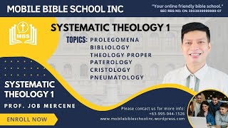 Systematic Theology 1  S42 Christology Part2 [upl. by Nonahs]