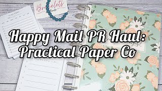 Practical Paper Co PR Haul New Social Media Planner amp Stationery Items [upl. by Imrots398]