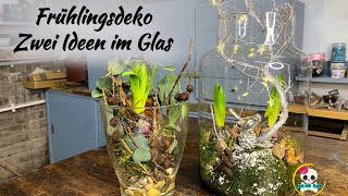 DIY  Frühlingsdeko einfach selber machen  Frühlingsdeko im Glas  Frühlingsdeko 2024 [upl. by Elinet292]