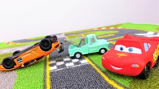 Disney Pixar Cars Convertible ToddlertoTwin Bed with Lights and Toy Box [upl. by Wyn]