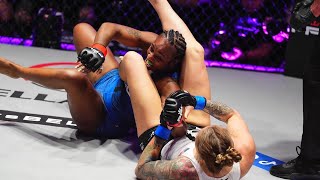 Claressa Shields Recaps Thoughts While in Armbar in MMA FIGHT [upl. by Annabela]