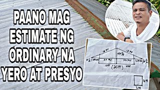 MAGKANO ANG GASTOS SA YERONG ORDINARY SA SUKAT NA 20FT×20FT [upl. by Llerihs869]