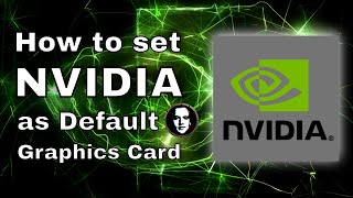 How to set NVIDIA as default graphics card for Windows 10 computers and laptops  2024 Tutorial [upl. by Nivrehs959]