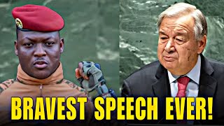 No Turning Back Burkina Fasos UN Speech Shakes the Global Order [upl. by Kcirdde761]