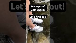 Is this golf shoe REALLY waterproof Putting SQAIRZ to the test [upl. by Oicnevuj394]