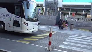 FCO Rome Airport to Rome Termini Leonardo Express [upl. by Harrietta]