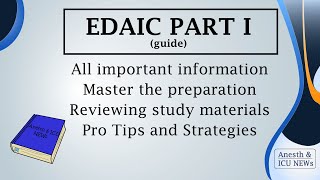 EDAIC part I 2024 Practical Guide [upl. by Bundy]