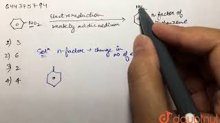 n factor of nitrobenzene in this process  12  REDOX REACTIONS  CHEMISTRY  AAKASH INSTITUTE [upl. by Notnert]