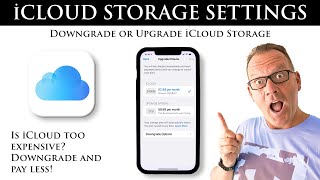 iCloud Storage Settings Downgrade Manage and Pay Less SAVE MONEY [upl. by Elleirua885]