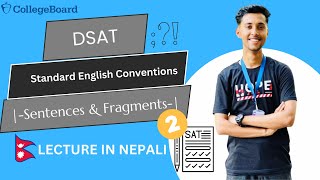 SEPARATION OF SENTENCES amp FRAGMENTS SAT ENGL COMPLETE LESSON IN NEPALI  STD ENGLISH CONVENTIONS [upl. by Dumah]