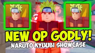 New Godly Kyuubi Naruto Has INSANE 100000 DPS WITH MAX BUFF  UTD Showcase [upl. by Africah]